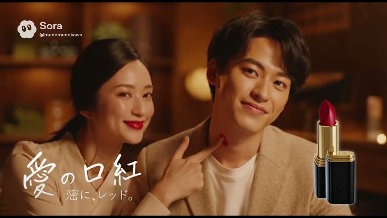 TVCM「愛の口紅」首筋編①