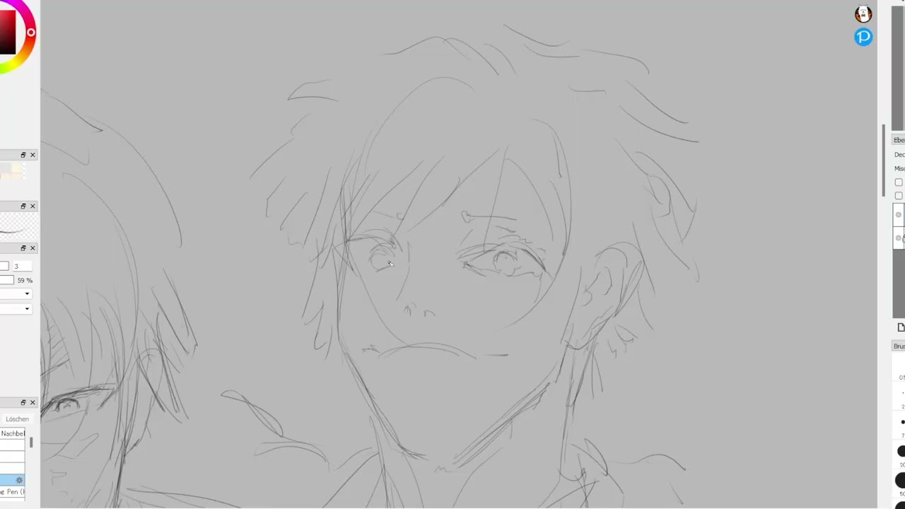 Practise sketching 7 anime gojo