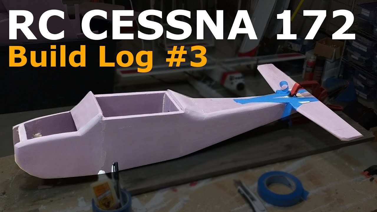 Cessna 172 Skyhawk RC airplane - Build Update PART 3
