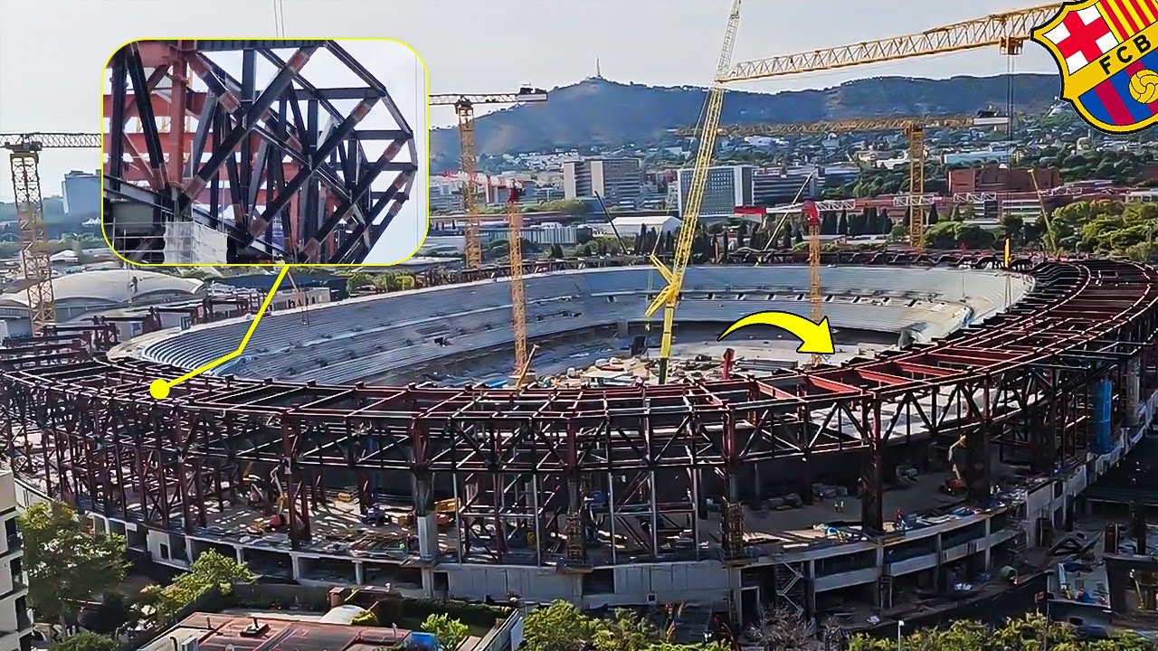 New Camp Nou Progress Update (Huge progress all over the stadium)