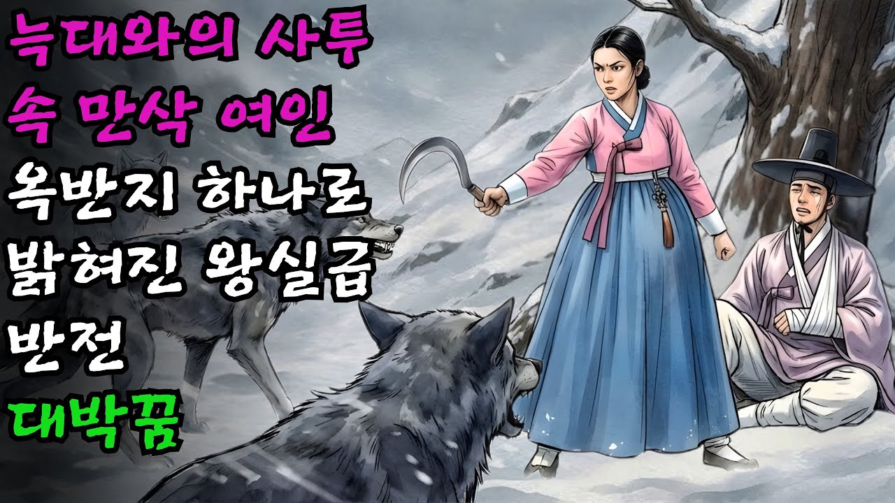 늑대와 사투를 벌이다 만삭 여인이 흘린 피를 보고 정신을 차린 남자가 건넨 옥반지 하나가 알고 보니 왕실의 옥새보다 귀한 물건이었던 반전 | 대박꿈