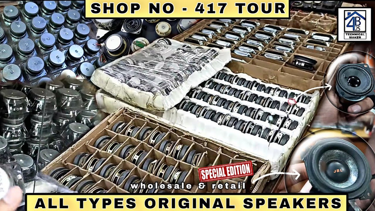 All types original speakers - Sony, jbl, tv, amplifier, car, woofers | lajpat rai market delhi - 6
