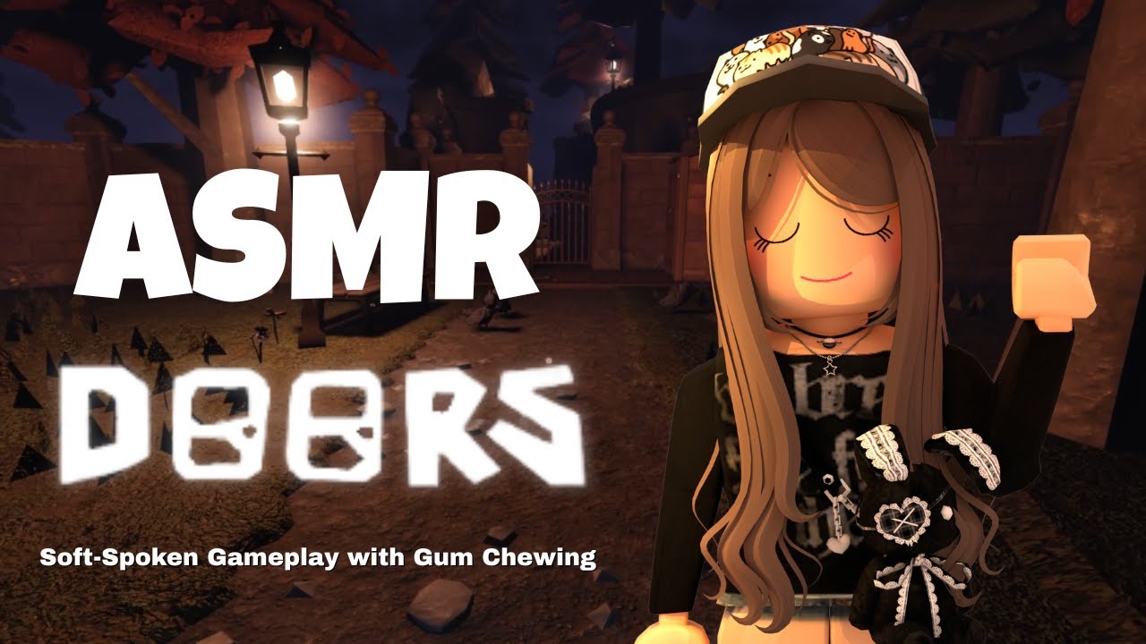 DOORS ASMR 👁️ The Outdoors + Hotel | Soft-Spoken Gameplay (Gum Chewing)
