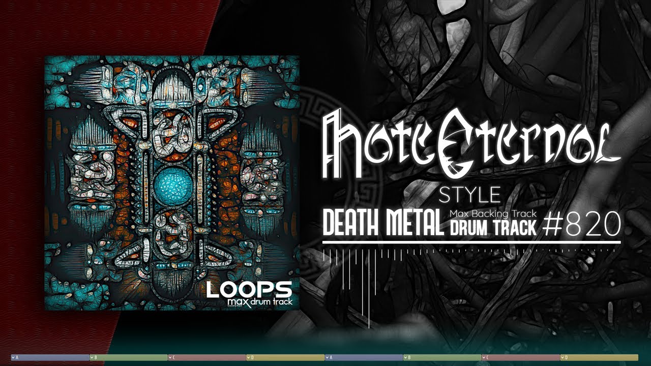 Death Metal Drum Track / Hate Eternal Style / 240 bpm