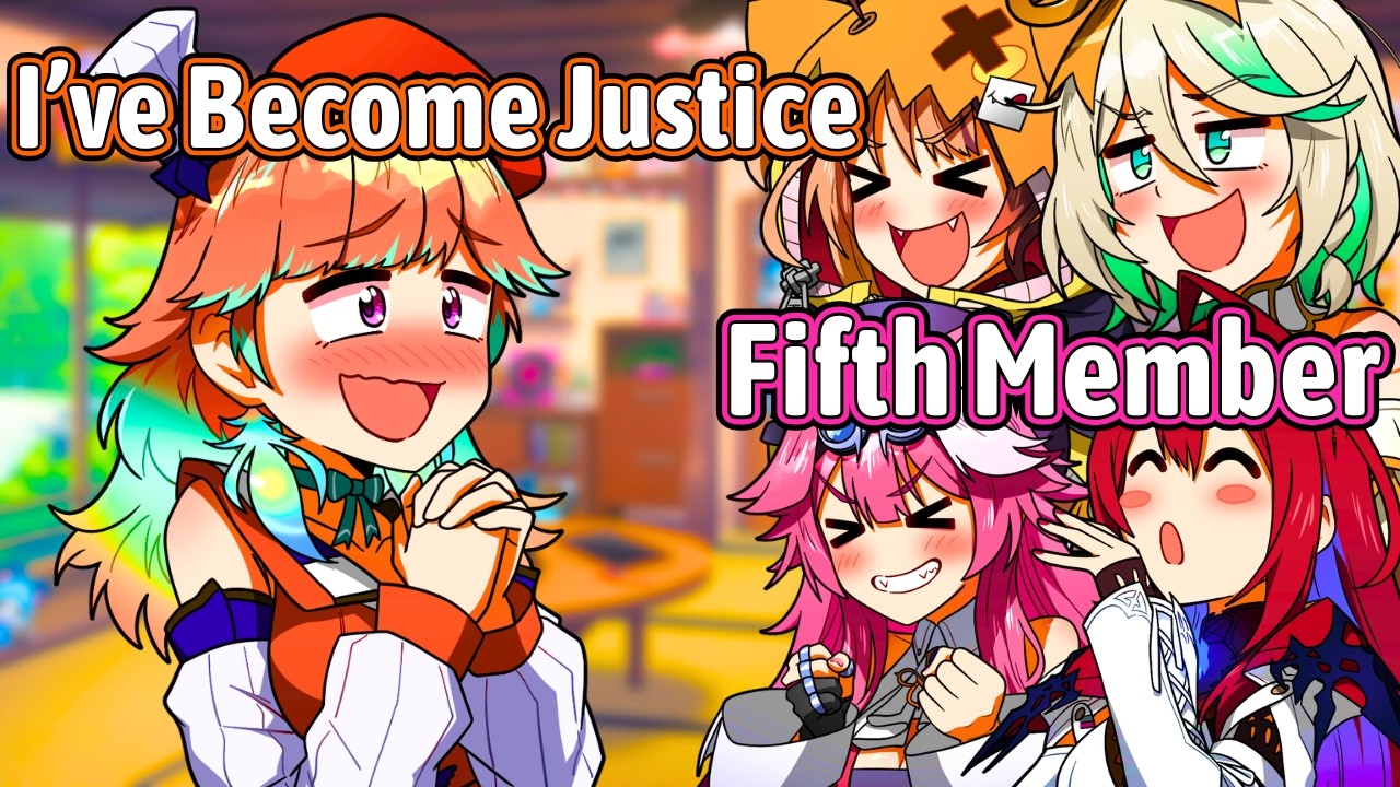 Justice Raid Kiara Stream IRL And Kiara Become Justice Fifth Member【Hololive EN】