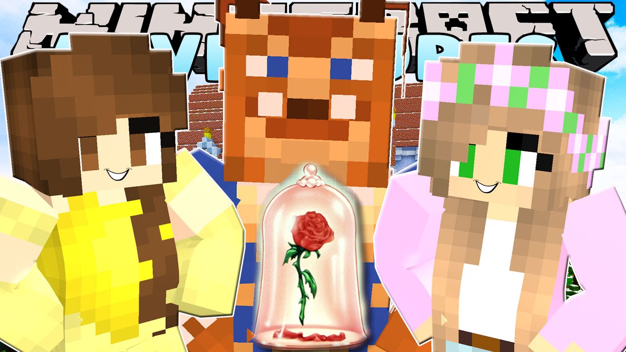 Minecraft — Ночевка принцессы — КРАСАВИЦА И ЧУДОВИЩЕ!