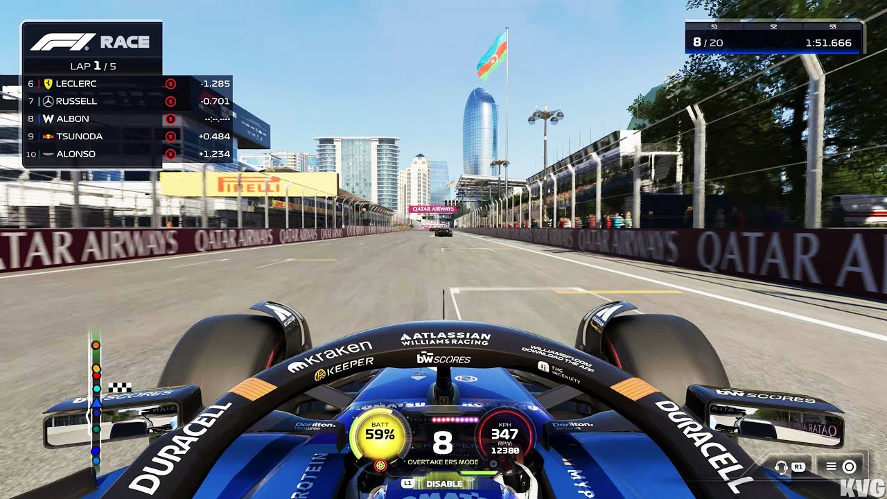 F1 25 - Baku City Circuit (Azerbaijan Grand Prix) - Gameplay (PS5 UHD) [4K60FPS]