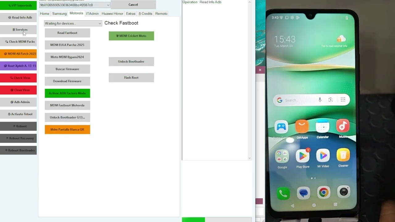 🔒 Xiaomi Redmi A5 mdm bypass ✅ Tstool