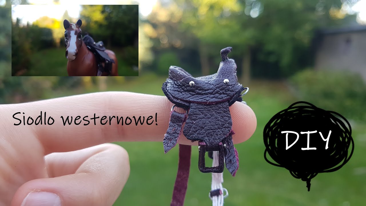 Jak zrobić siodło westernowe dla koni Schleich? | Tutorial