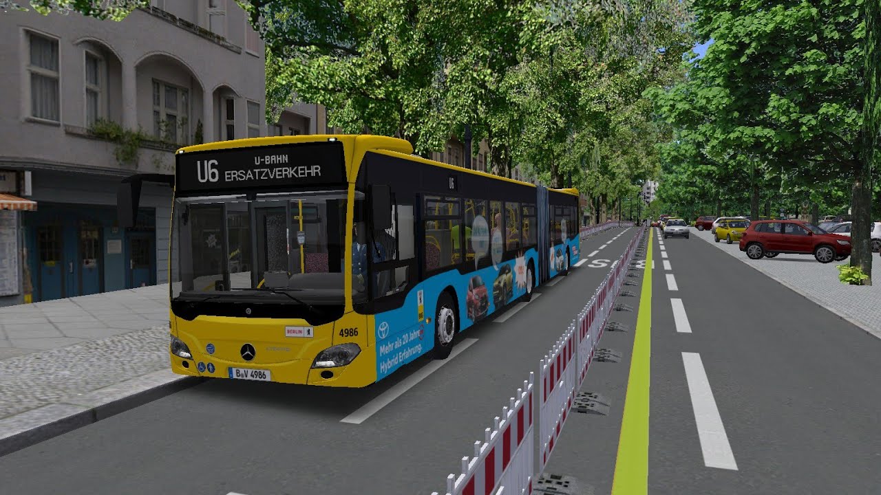 OMSI 2 - Add-on Berlin X10 - Linia U6 SEV - Mercedes-Benz O530 G Citaro C2