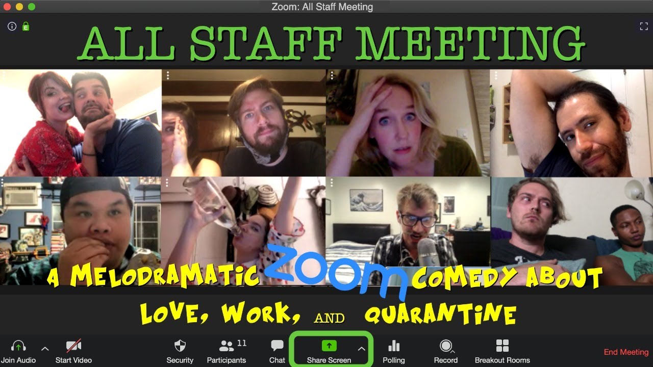 All Staff Meeting: A Melodramatic Zoom Comedy About Love, Work, and Quarantine