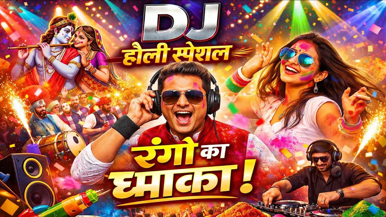DJ वाले बाबू साउंड बढ़ा दे | New Holi DJ Song 2026 | Vaikunth Vibes | Rangon Ka Dhamaka #holi