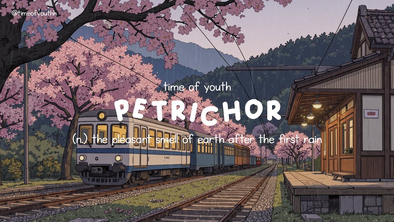 petrichor: the pleasant smell of earth after the first rain | Work Study Focus Reading Unwind