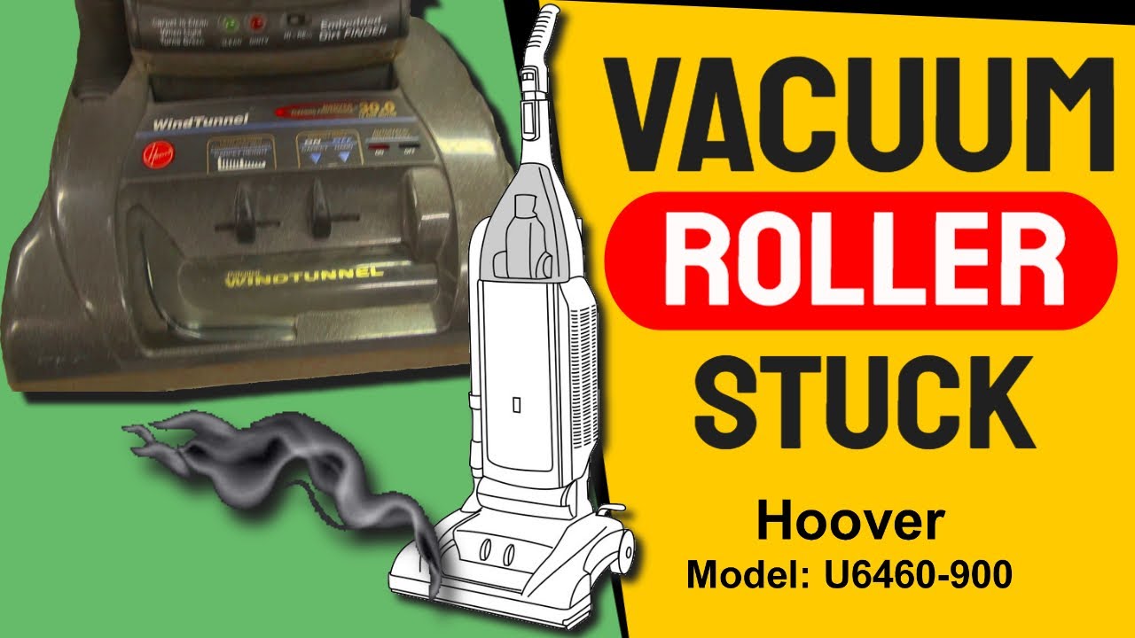 Vacuum Roller brush not spinning & smell burning rubber?