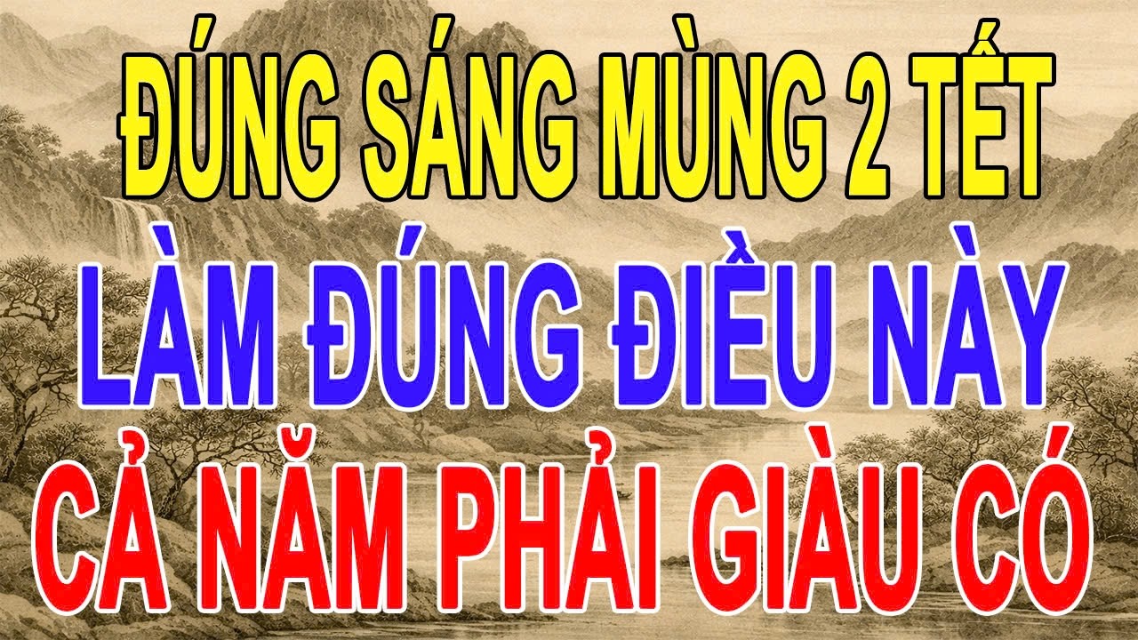 Sáng Mùng 2 Tết: 2 Giờ Đại Cát Mở Vận Cả Năm – Lỡ Mất Dễ Hao Lộc