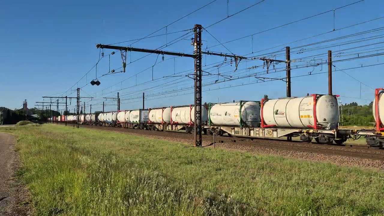 FRET- DB CARGO FRANCE - E 186 331-5 - STIRING-WENDEL - IRUN - 17 mai 2025 - GRAND PONT(86)