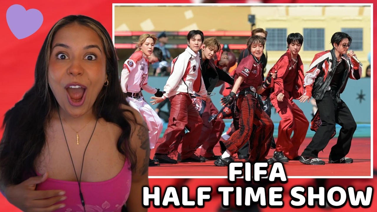 the FIRST EVER FIFA World Cup 2026 Half-Time Show Reaction (BTS, Shakira, Justin Bieber, Madonna)