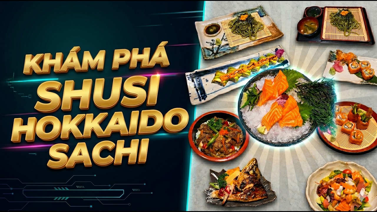 Khám Phá Sushi Hokkaido Sachi Hùng Vương Plaza | Ẩm Thực Nhật Bản Giữa Lòng Chợ Lớn