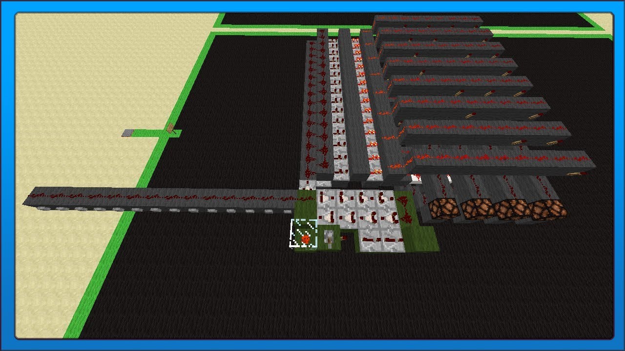 [Minecraft Tech] Analog Redstone to Binary Encoder
