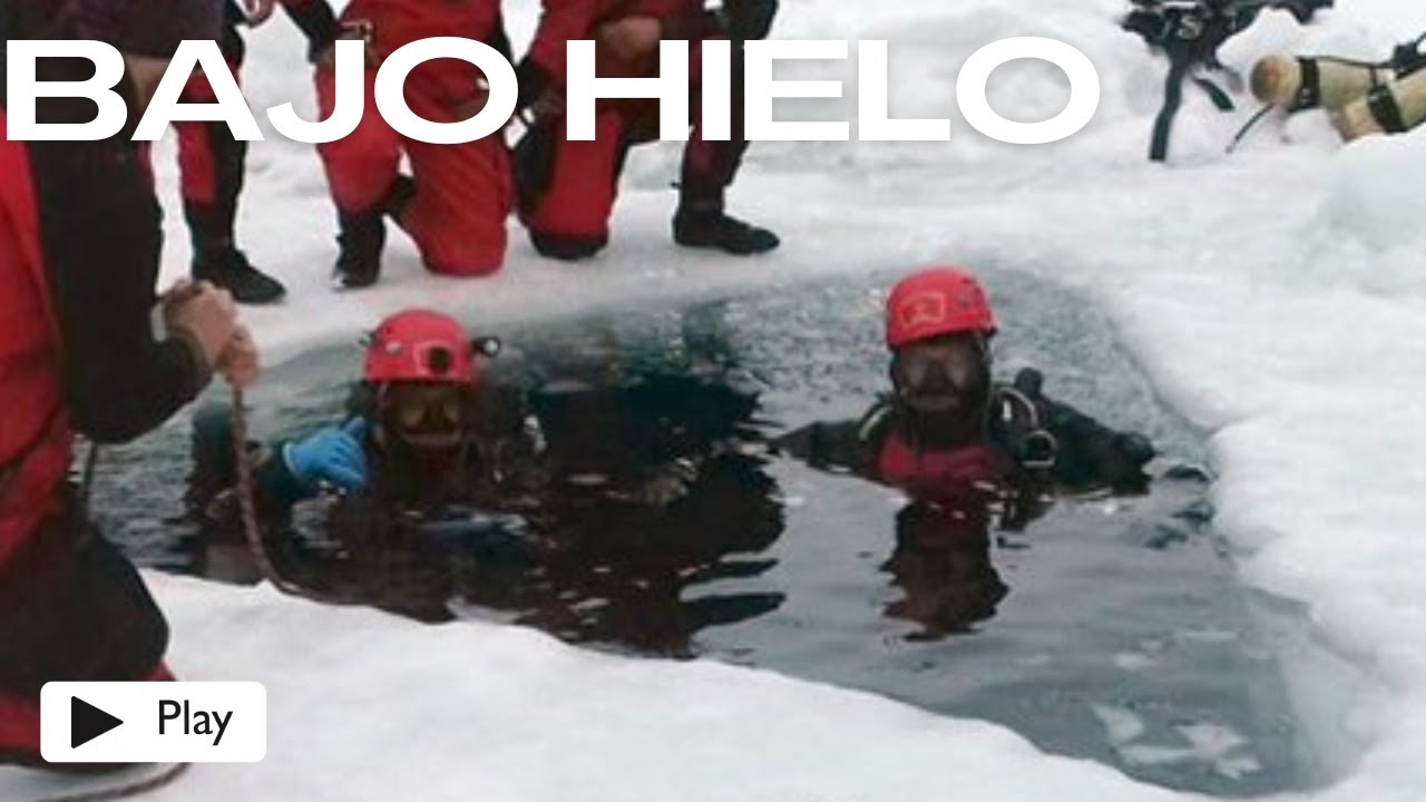 Sota gel a Andorra amb bombers GRAE SUB