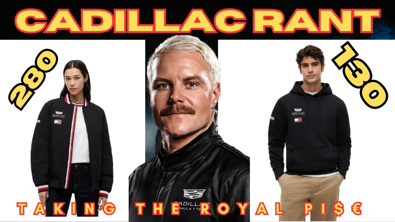 CADILLAC MERCH RANT - BIGGEST JOKE YET CON MEN #cadillacf1 #cadillac #formula1 #f1
