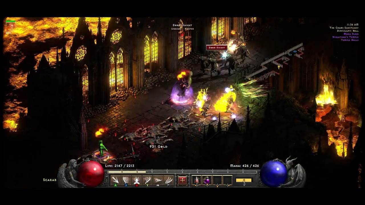 Diablo II: Resurrected | Warlock Echoing Strike Build | Chaos Sactuary
