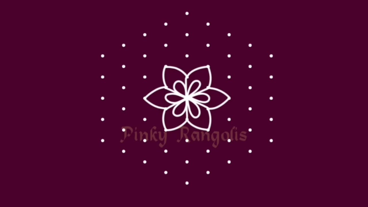 9 x 5 dots beautiful mandala art designs అందమైన ముగులు రంగోలి డిజైన్లు
