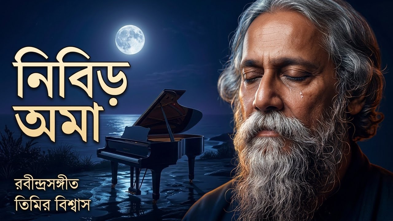 Nibiro Ama | Piano Rendition | Rabindra Sangeet by Timir Biswas | A Soulful Tribute
