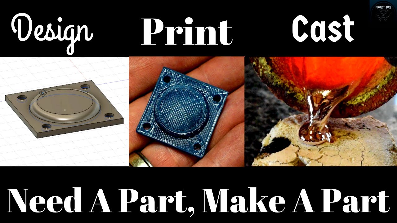 Designing, 3d Printing and Metal Casting a Replacement Part for a Carburetor