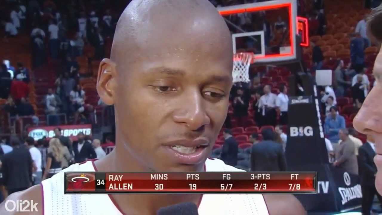 Ray Allen First Miami Heat Game Full Highlights 30/10/2012 19 Points 2AST