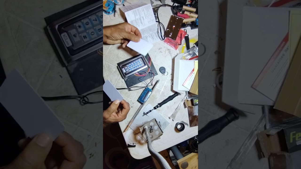 #party2#digicode #programtiom #ajouter PIN #read card#usrr ID