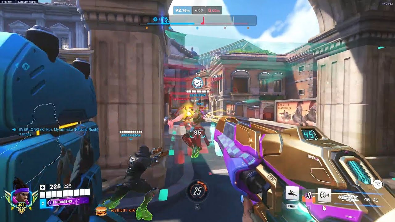 DAFRAN SOJOURN + KSAA - OVERWATCH 2 GAMEPLAY TOP 500