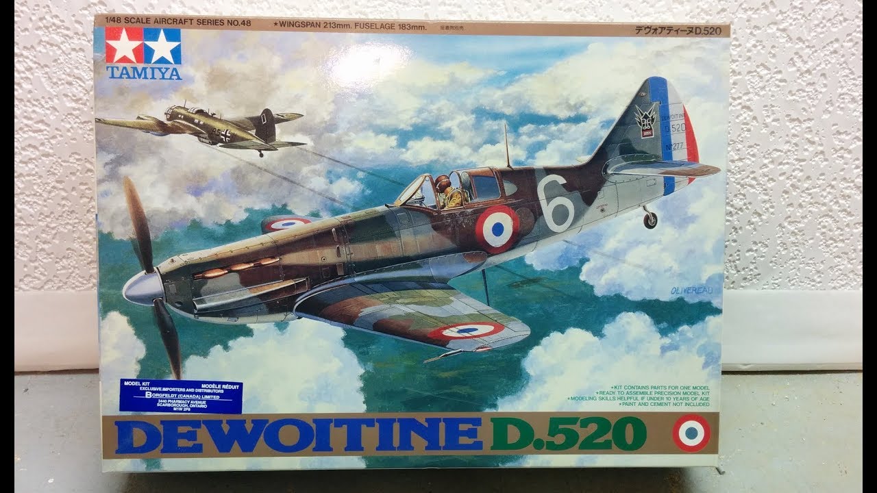 Dewoitine D520 Build by Tamiya Pt1 1/48