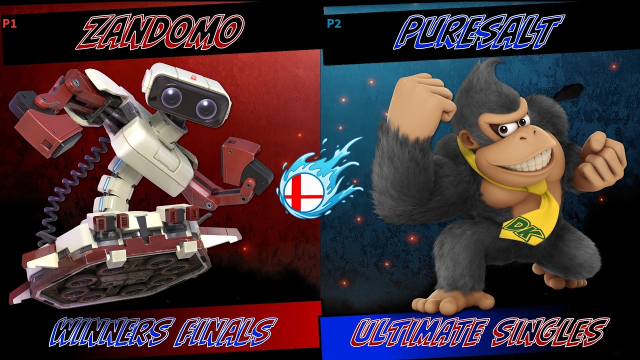 Rehydrating Smash #2 Winners Finals - Zandomo (R.O.B.) VS. PureSalt (Donkey Kong)