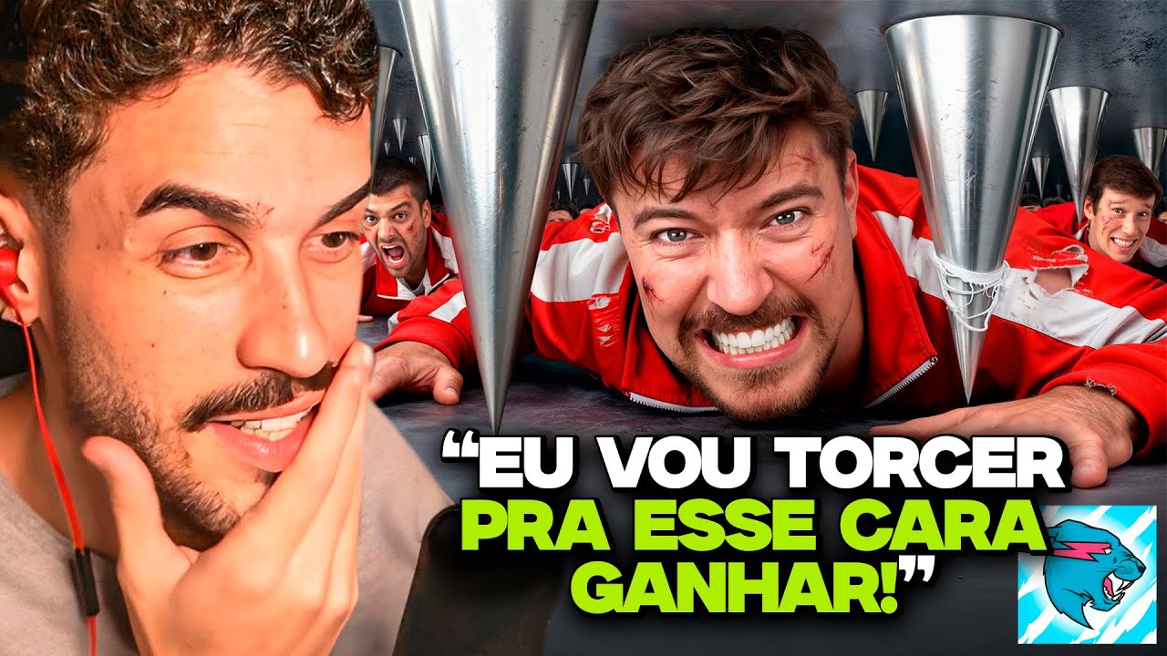 100 PESSOAS CONTRA AS MAIORES ARMADILHAS DO MUNDO! | REACT MR BEAST