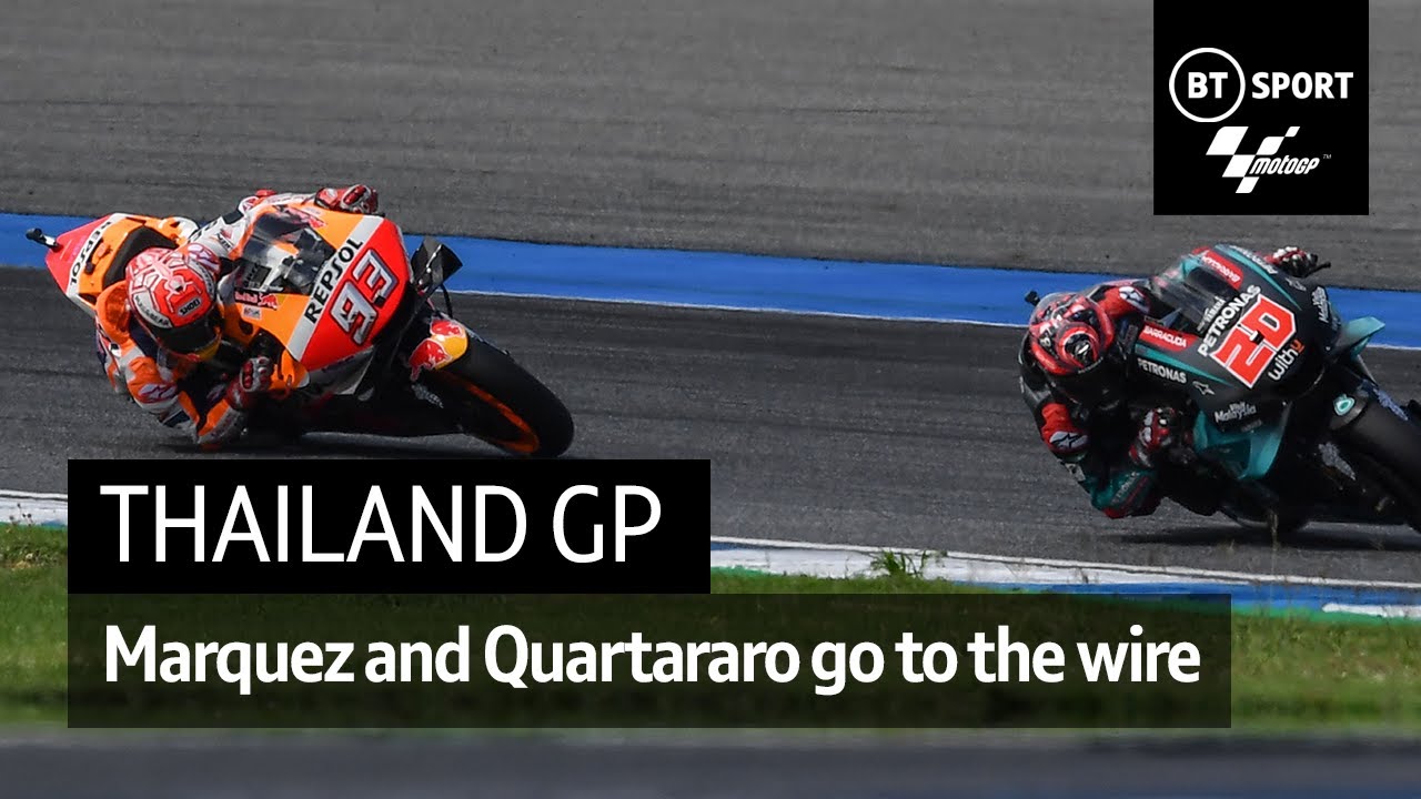 MotoGP Highlights: Thailand (2019) | M&aacute;rquez and Quartararo go to the wire as Marc wraps up title