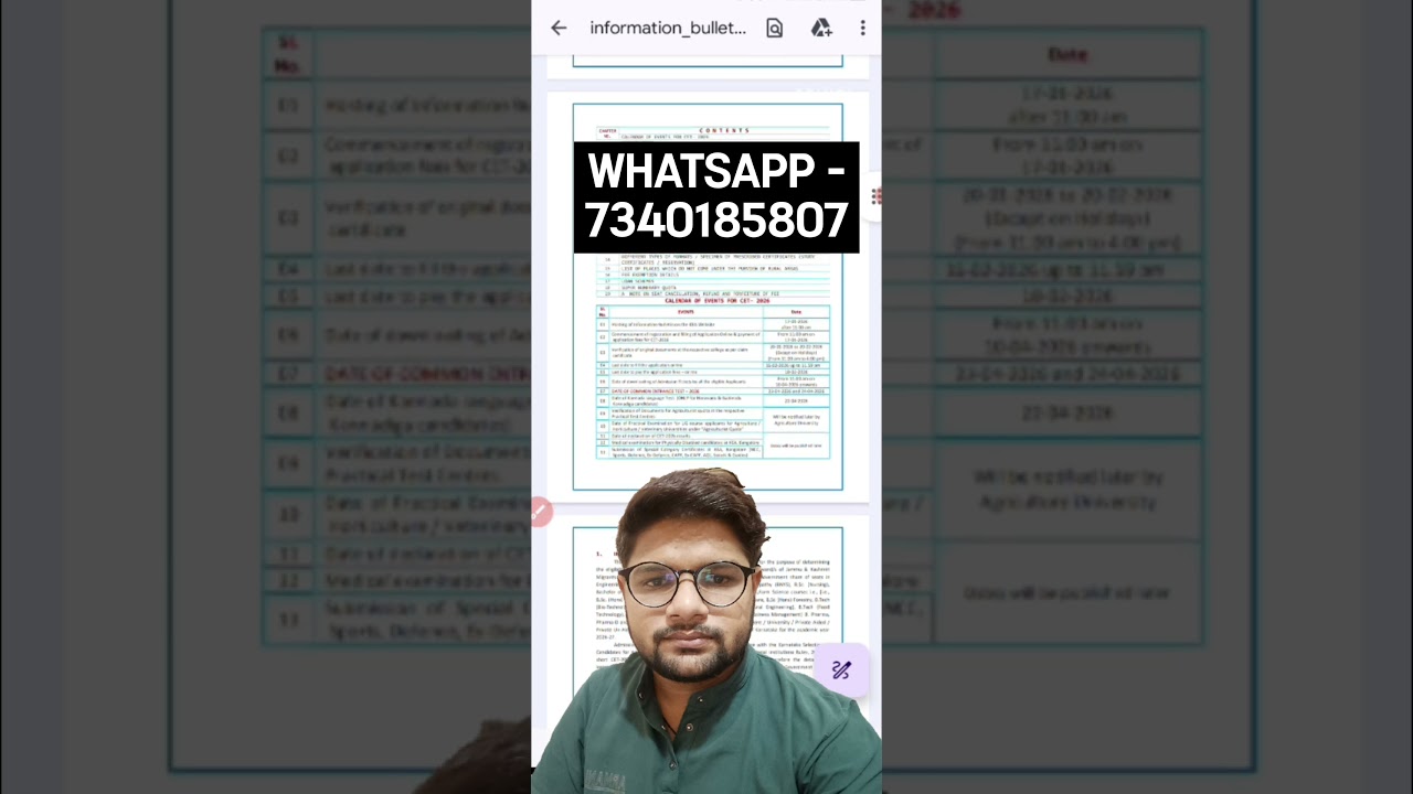 NOTICE For Neet 2026 Karnataka Counselling 