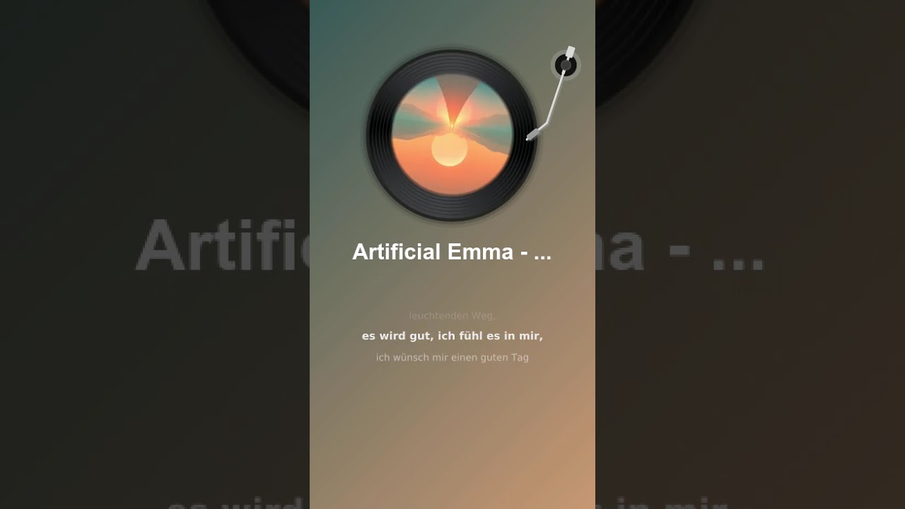 Artificial Emma - Ein guten Tag1