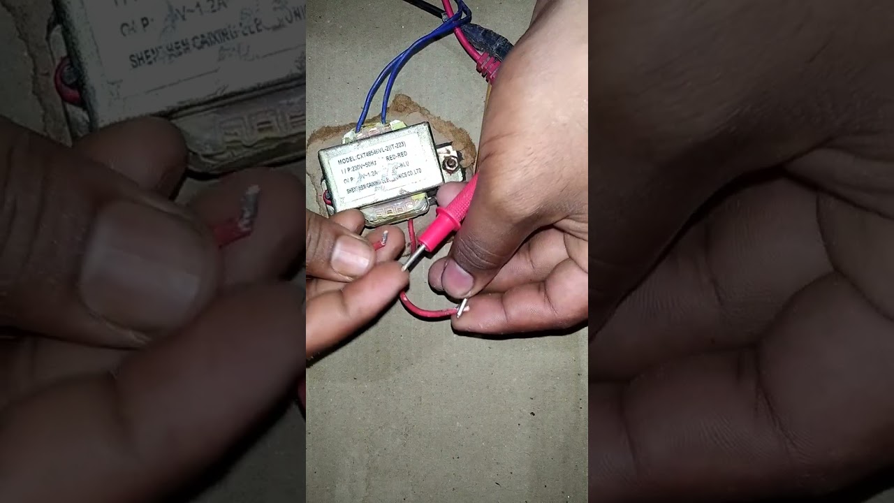 9 volt transformer used for spot welding machine#shorts