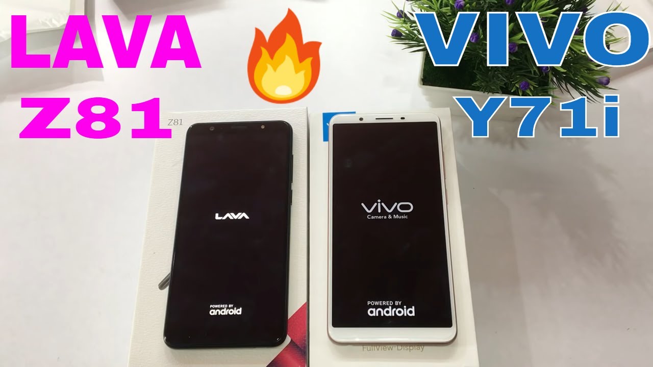 Lava Z81 vs Vivo Y71i Unboxing compare facelock test in hindi