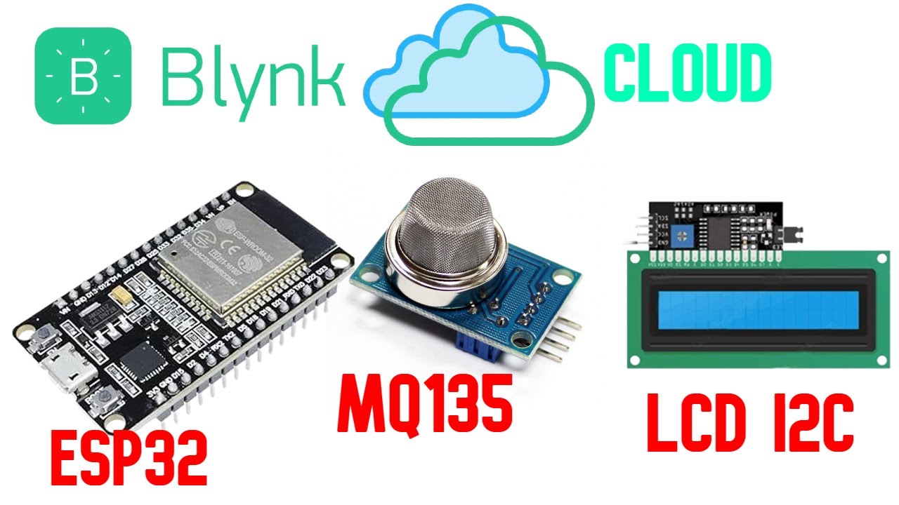 Как использовать газовый датчик MQ135 с ESP32 с помощью BLYNK IoT Cloud и ЖК-дисплея