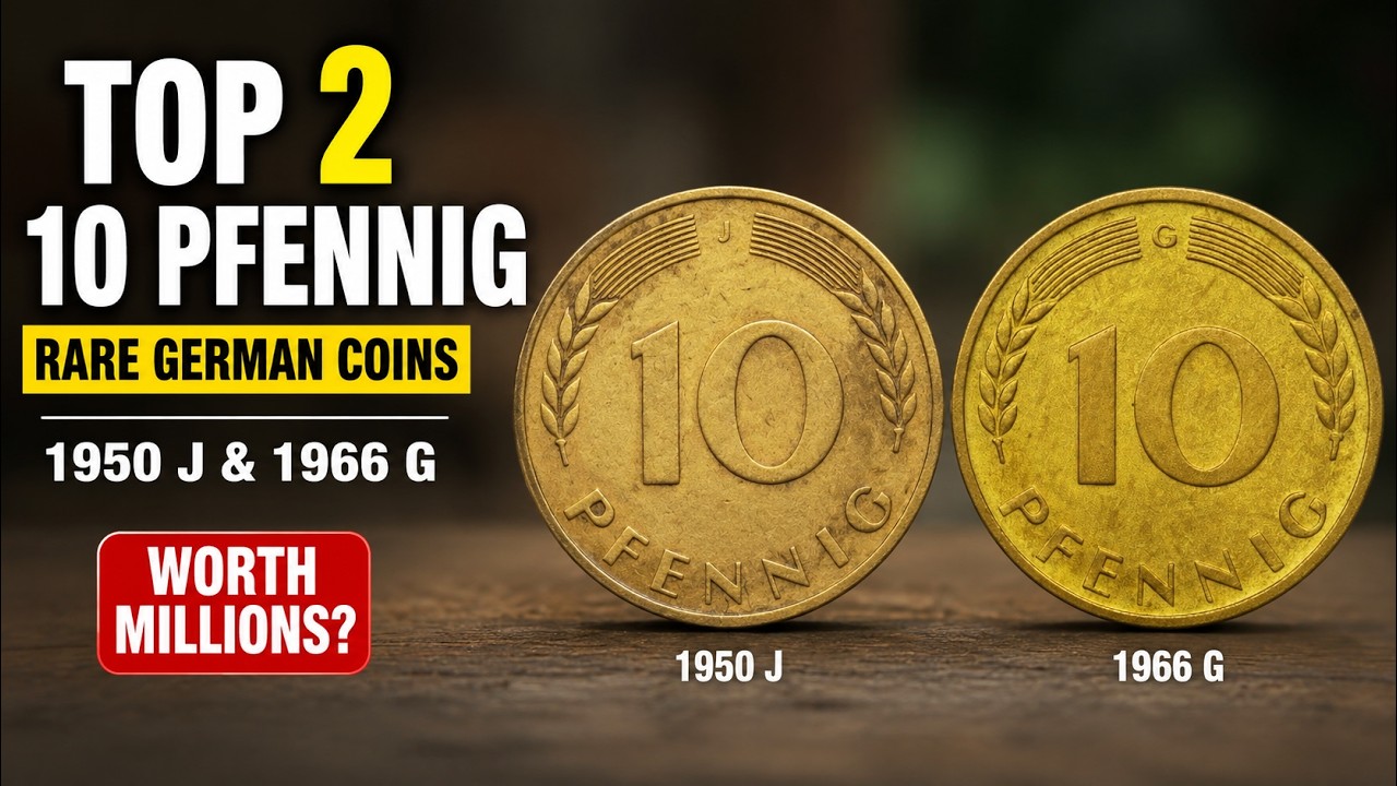 Top 2 Rare 10 Pfennig Germany Coins Worth Big Money | Hardest to Find