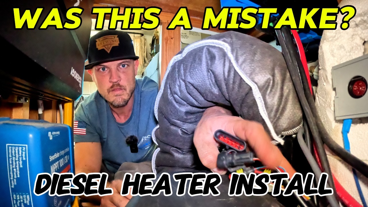 Diesel Heater Installation On My Lance Truck Camper