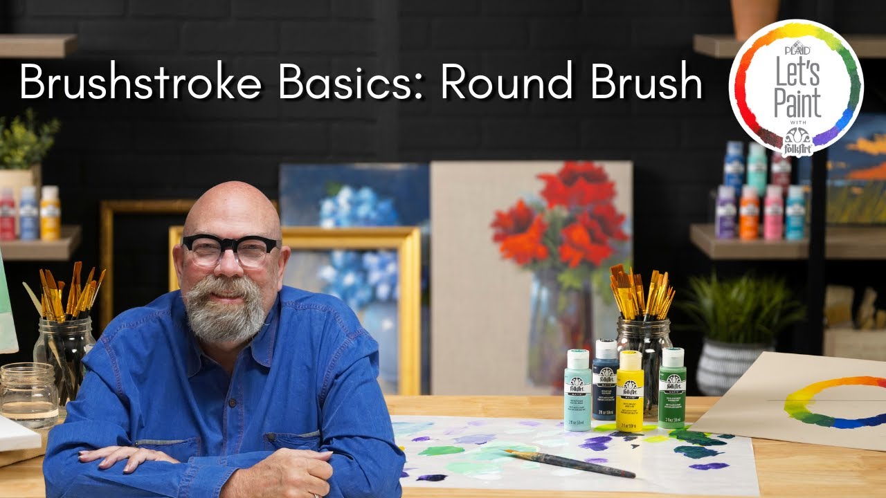 Brushstroke Basics: Round Brush