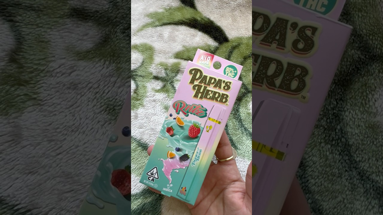 PAP&Aacute;S HERB DISPOSABLE 😮&zwj;💨 #unboxing #review #vapedisposable