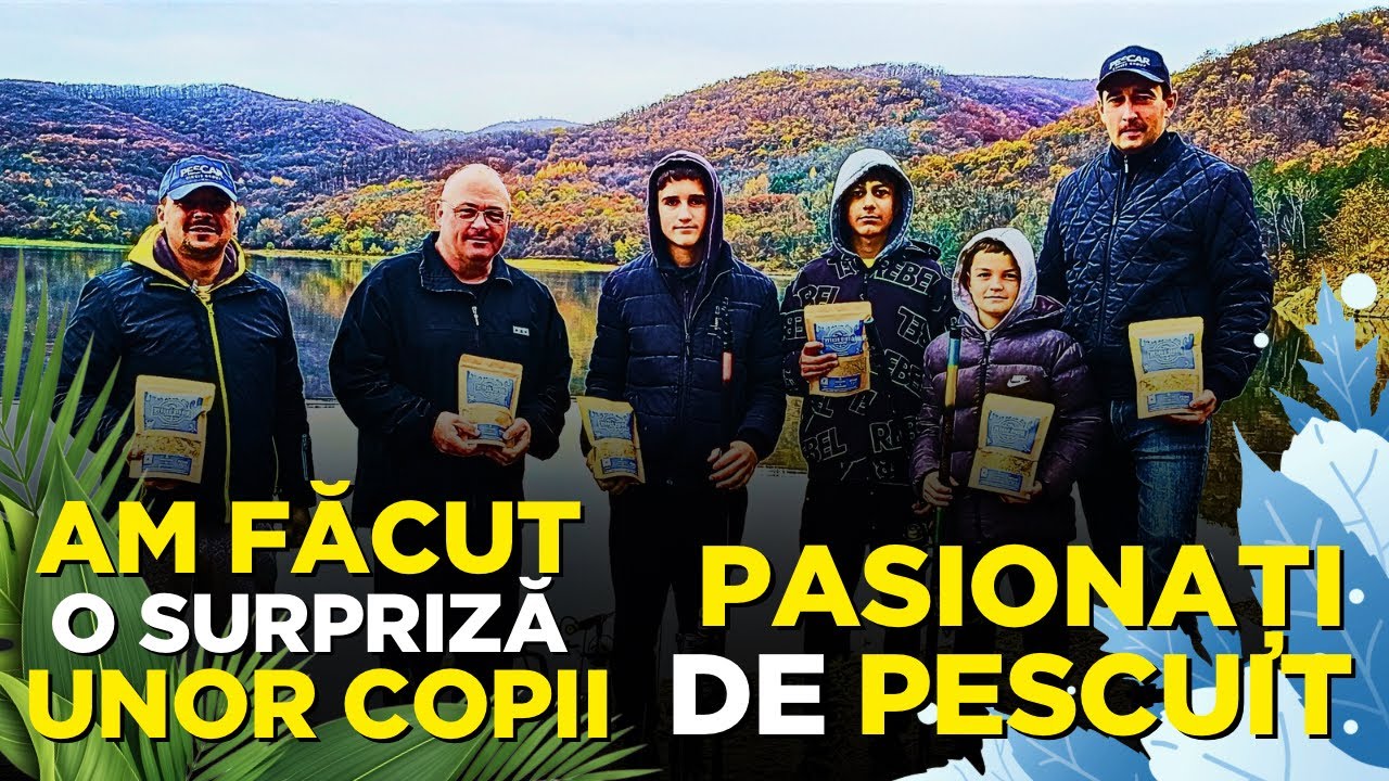 Am făcut o surpriză unor copii pasionați de pescuit 🎣 Nu se așteptau la asta !