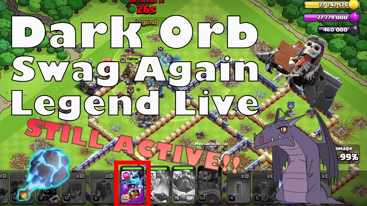 Dark Orb Swag Again! | Meteor Hydra Live Legend Attacks | Nov