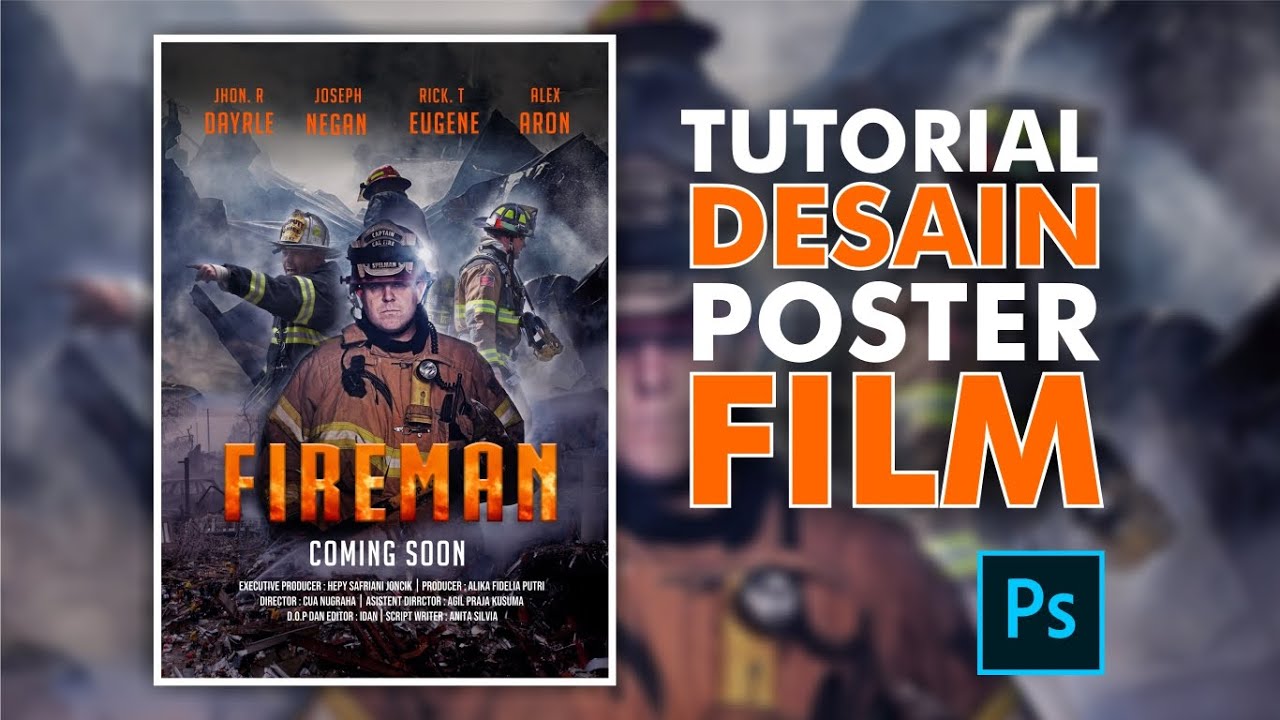 Desain Poster Film Photoshop Tutorial | Movie Poster Design
