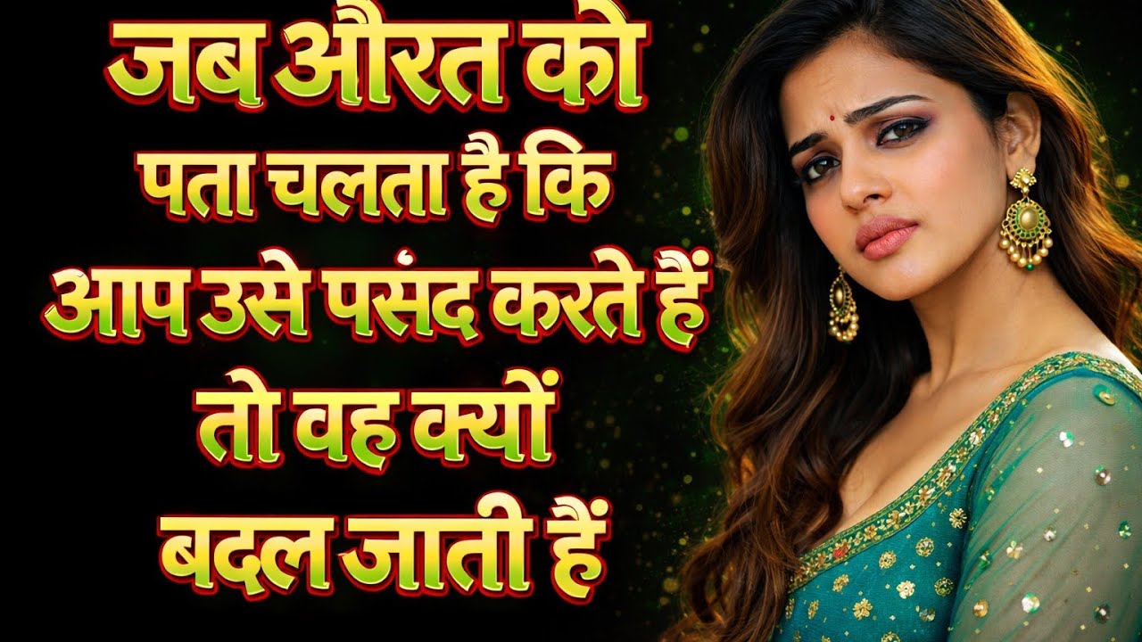 जब औरत को पता चलता है कि आप उसे पसंद करते हैं तो वह क्यों बदल जाती है | Female Psychology Hindi