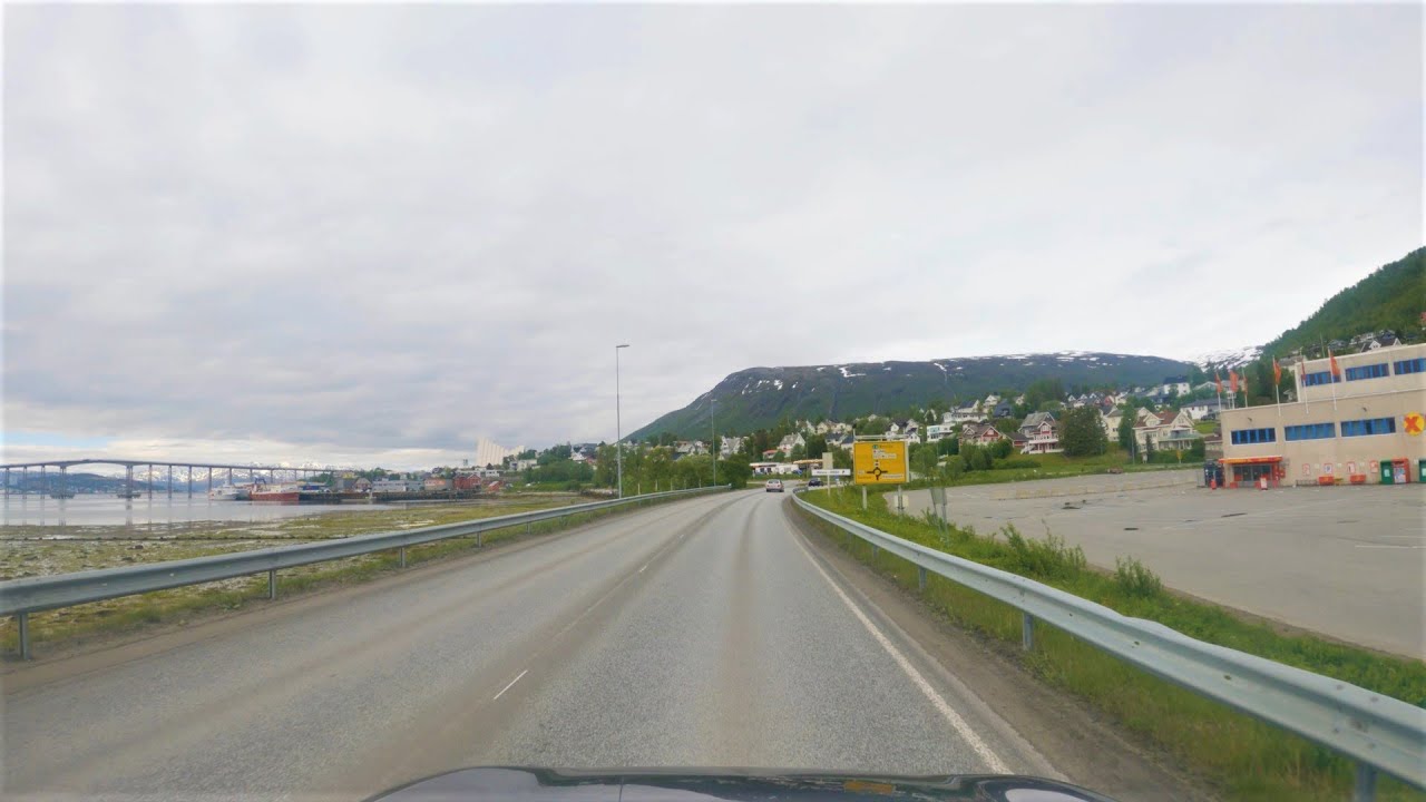 Driving in Norway - Laksvatn To Tromsø - 4K60